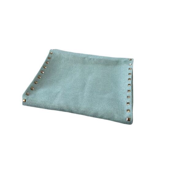 Turquoise Table Runner with Studding - Picture 1 of 4